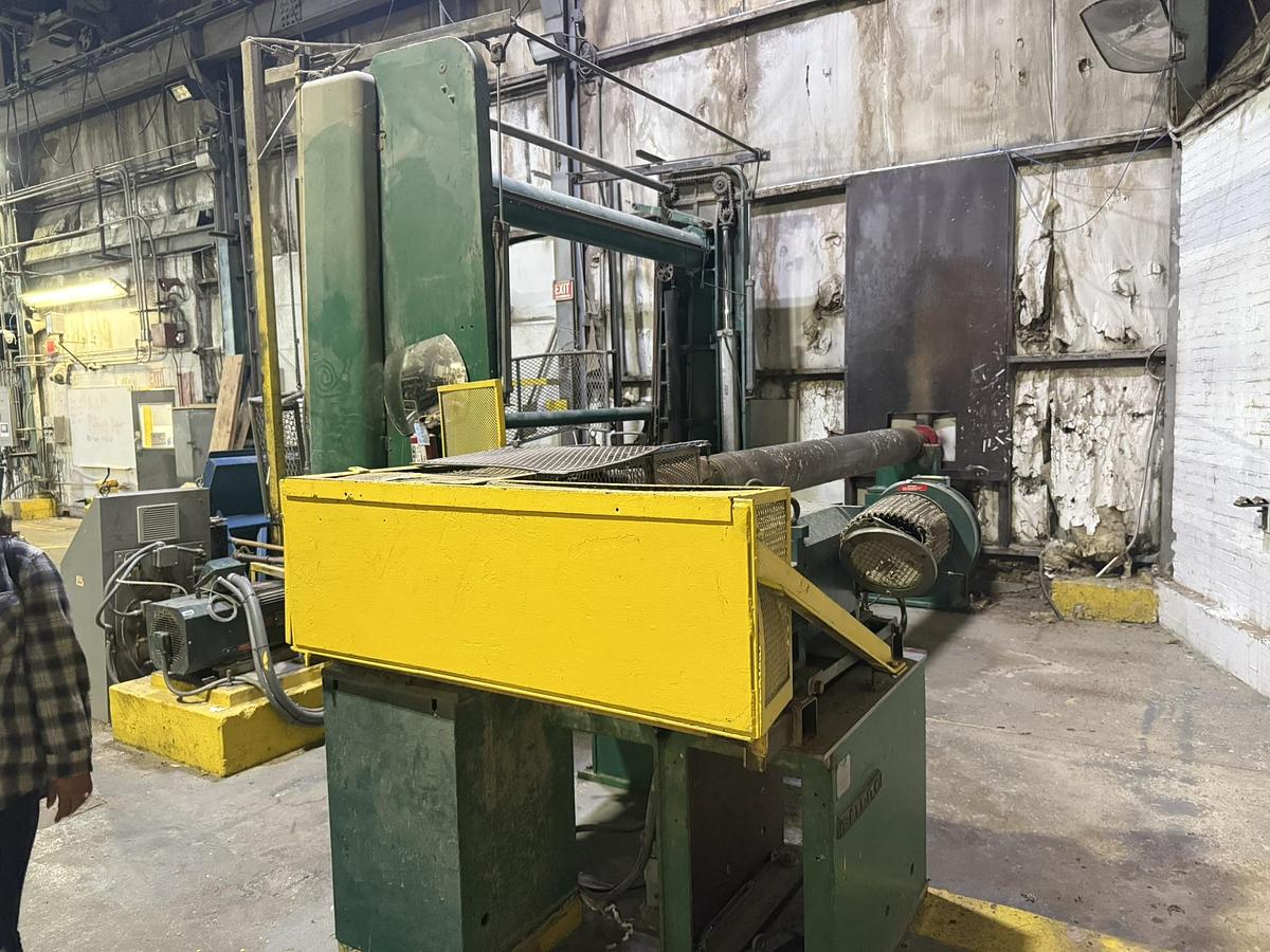 Used 100" CAMERON TWO DRUM SLITTER REWINDER WITH REEL SPOOL UNWIND 