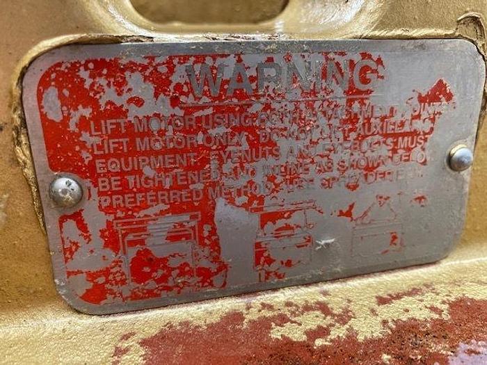 Used GL&V MODEL M-32 HORIZONTAL PRESSURE SCREEN WITH MOTOR