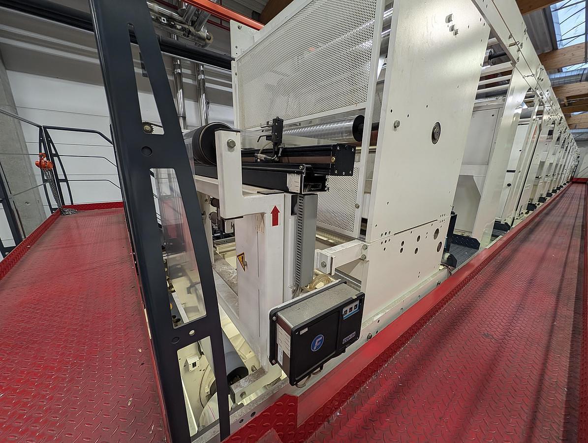 Used 40" WIDE W&H HELIOSTAR 8 COLOR ROTOGRAVURE PRINTING PRESS