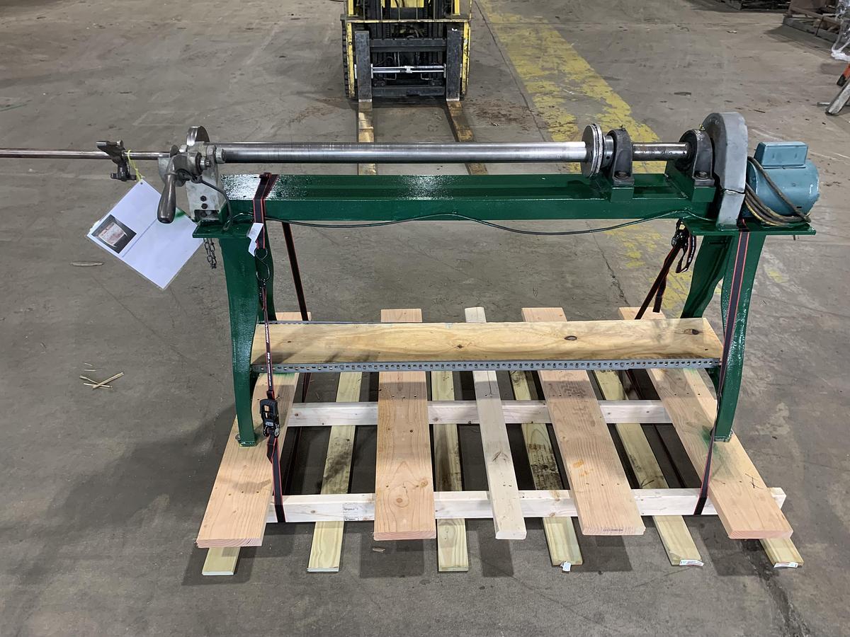 Used DUSENBERY 60" MANUAL CORE CUTTER 3" & 6" CORES