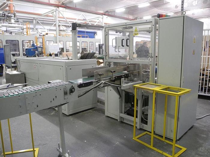 Used HARRO HOFLIGER FACIAL TISSUE CARTONER MODEL BK40-9