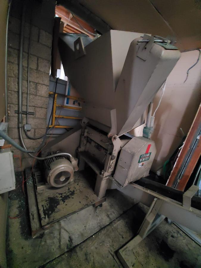 Used CONAIR WORTEX GRANULATOR 50 HP MODEL 202 8 HD