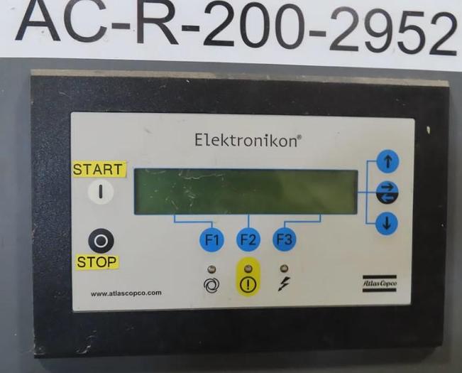 Used ATLAS COPCO MODEL GA160 200 HP AIR COMPRESSOR 