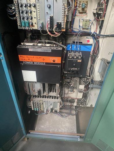 Used 74" RECONDITIONED DUSENBERY MODEL 260 FS DUPLEX CENTER SURFACE SLITTER REWINDER - PENDING JF