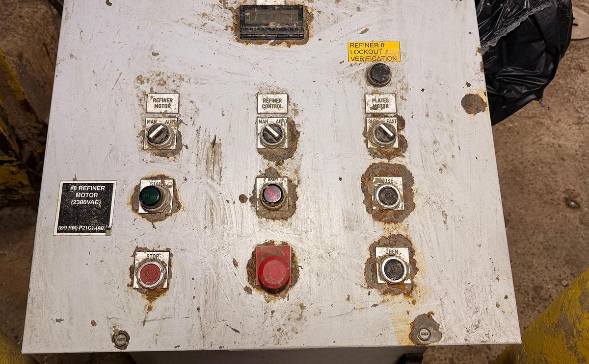 Used 34"/38" BELOIT / GL&V DD4000 DOUBLE DISC REFINER