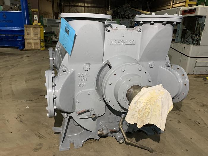 Used NES NBE SERIES MODEL NBE3-526 SINGLE STAGE LIQUID RING VACUUM PUMP