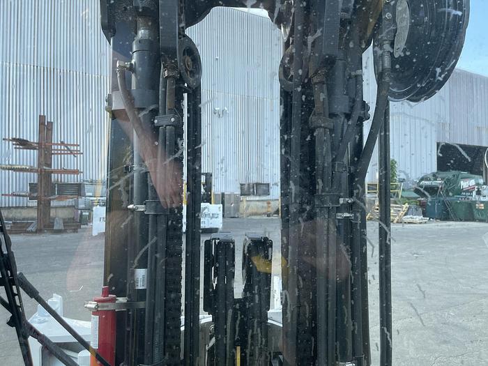 Used 12,000 POUND HYSTER S120FTPRS FORKLIFT WITH PAPER ROLL CLAMP MFG. 2017- PENDING SALE NF