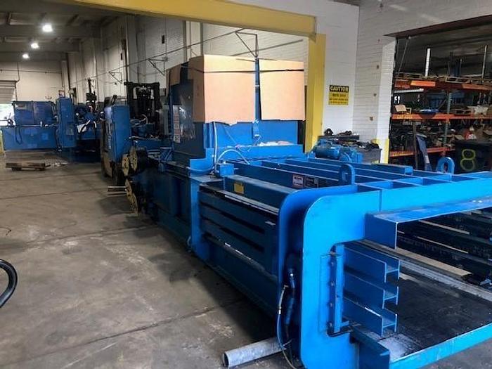 Used BALEMASTER EO-650 25HP HORIZONTAL BALER WITH AUTO TIE