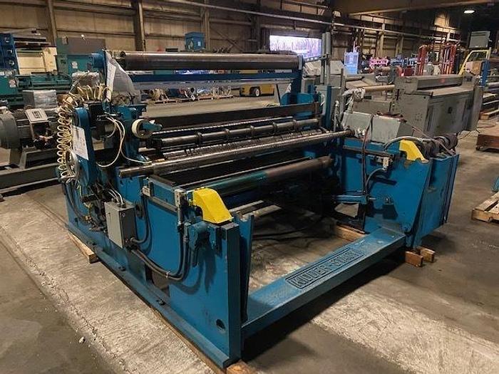 Used 60" WIDE KIDDER PAPER SLITTER REWINDER - UPDATED DRIVE - PENDING