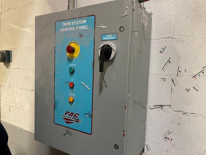 Used PAC PRECISION AIR CONVEY TRIM CHOPPER AND BLOWER SYSTEM