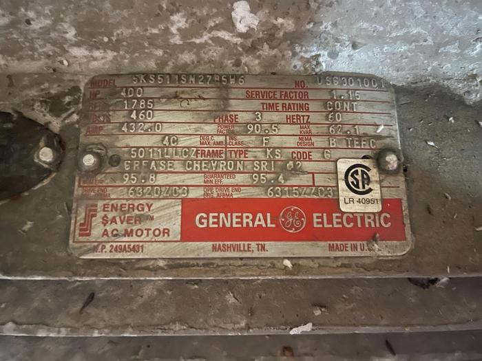 Used VOITH HD-18 7,500-LB  S/S  HIGH CONSISTENCY BATCH PULPER 400 HP NO CONVEYOR  PENDING JA