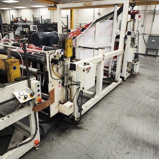 Used 60" WIDE RO-AN POUCH MACHINE MODEL PS 5500