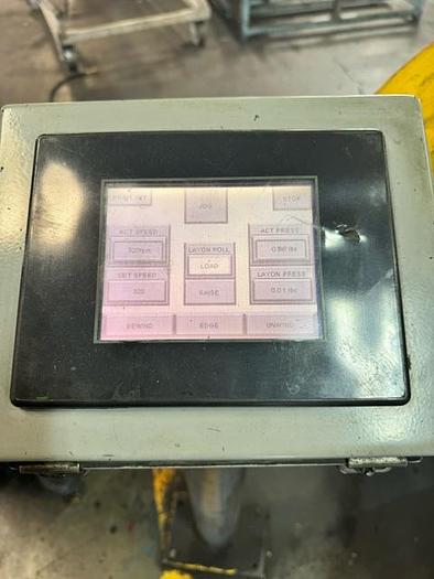 Used 55" WIDE PCMC 8 COLOR CI PRESS - 50" UNWIND & REWIND DIAMETERS