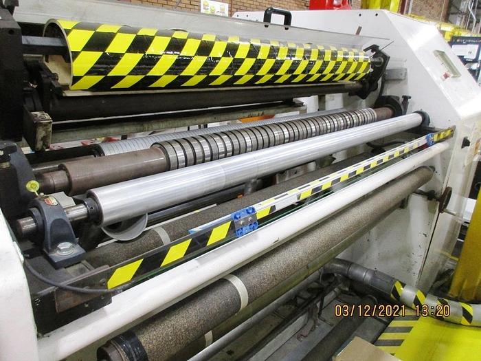 Used 60" ATLAS DUPLEX TURRET SLITTER REWINDER MODEL TS350