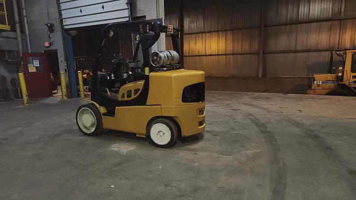 Used 15,500 POUND YALE PAPER ROLL SPECIAL SHORT COUNTERWEIGHT FORKLIFT WITH CLAMP - EXTRA TALL MAST 2018