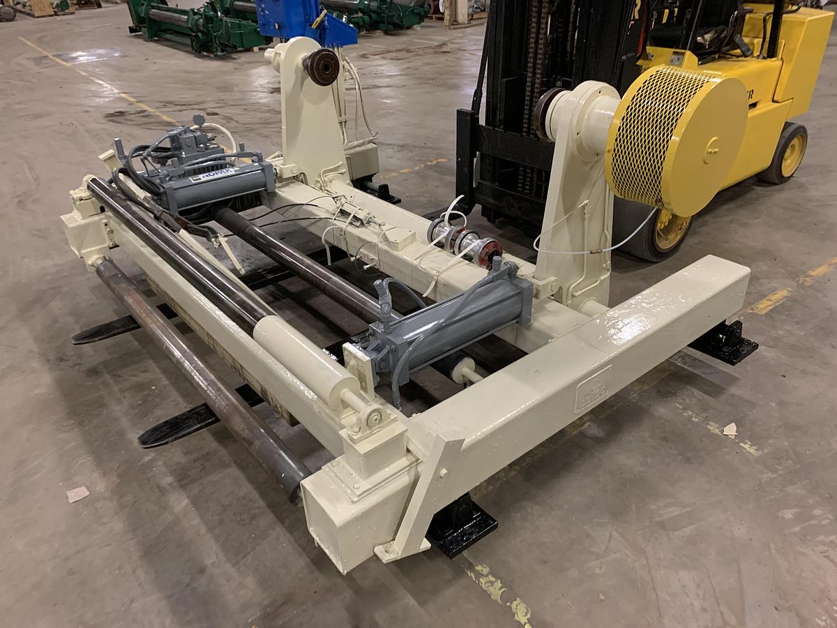 Used LEMBO 60" WIDE SHAFTLESS FLOOR PICK UP 50" DIA. UNWIND STAND