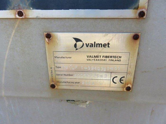 Used VALMET MDL T9 STAINLESS STEEL DELTA PRESSURE SCREEN