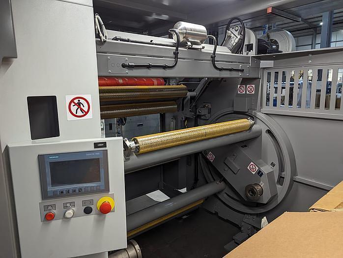 Used 44" NEW BOBST VISION 8 COLOR CI PRESS UNUSED