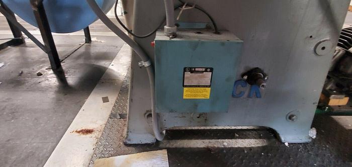 Used 55" BECK ROTARY KNIFE SHEETER W/ OUTPUT BELT CONVEYOR 7.5 HP