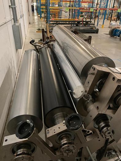Used 66" PAGENDARM POLY-TYPE (5) ROLL COATING STATION WITH 5 MOTOR DRIVE. NEW 2012 - PENDING JF