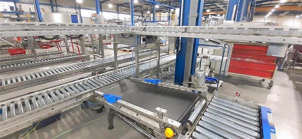 Used PATTYN HIGH-SPEED CASE ERECTING AND BAG INSERTING AUTOMATED PACKAGING SYSTEM