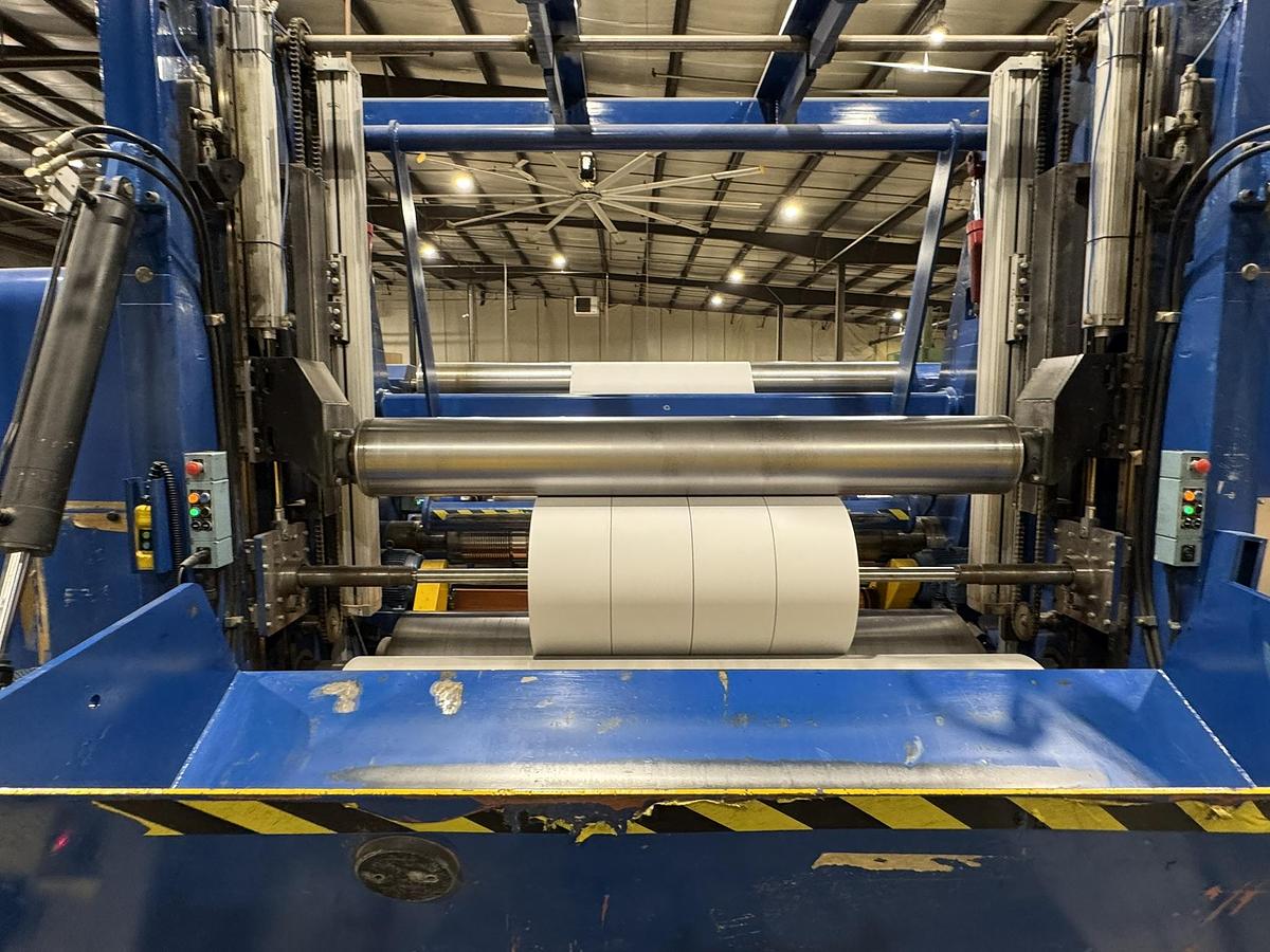 Used 80.5" WIDE AUSQUIP MODEL JM-80-60 TWO DRUM WINDER