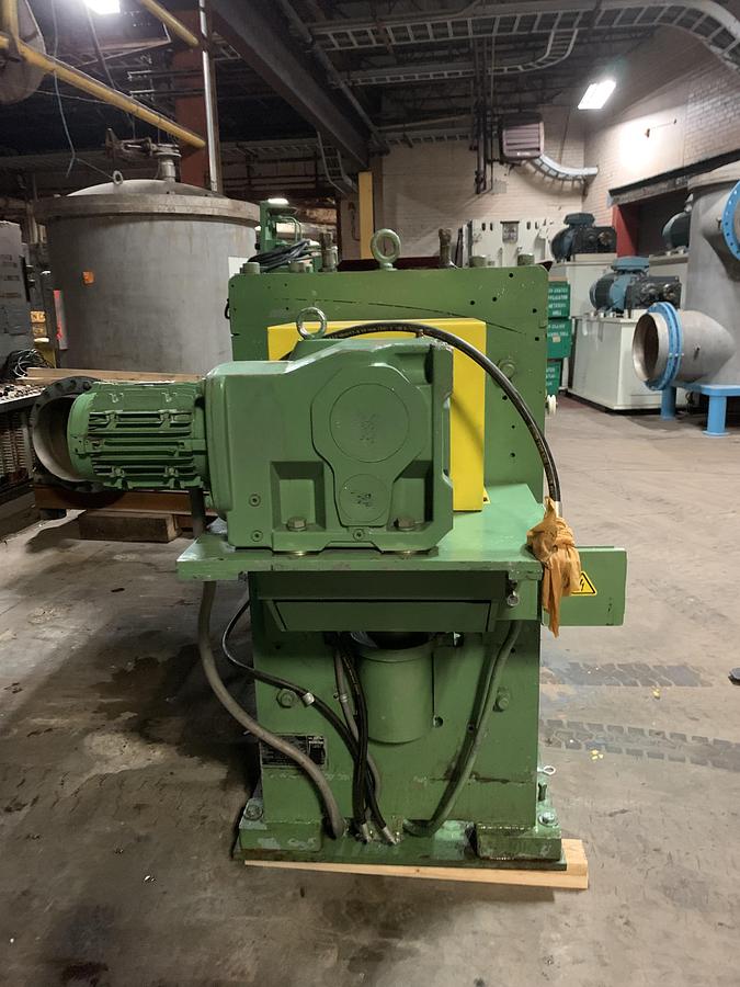 Used 47" WIDE EASTERN ENGRAVING AND MACHINE CO. INC. HYDRAULIC EMBOSSING MACHINE REBUILT 2010