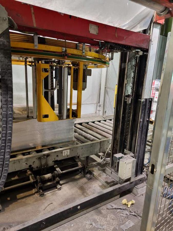 Used SIGNODE (HALOILA) OCTOPUS 1600 BTS PALLET WRAPPING LINE