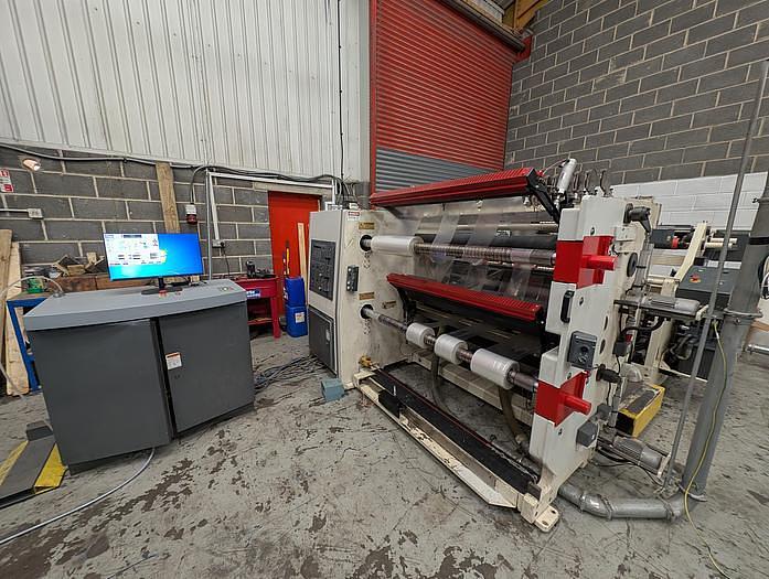 Used 55" WIDE TITAN SR7 DUPLEX SLITTER - TEST RUN INCLUDED