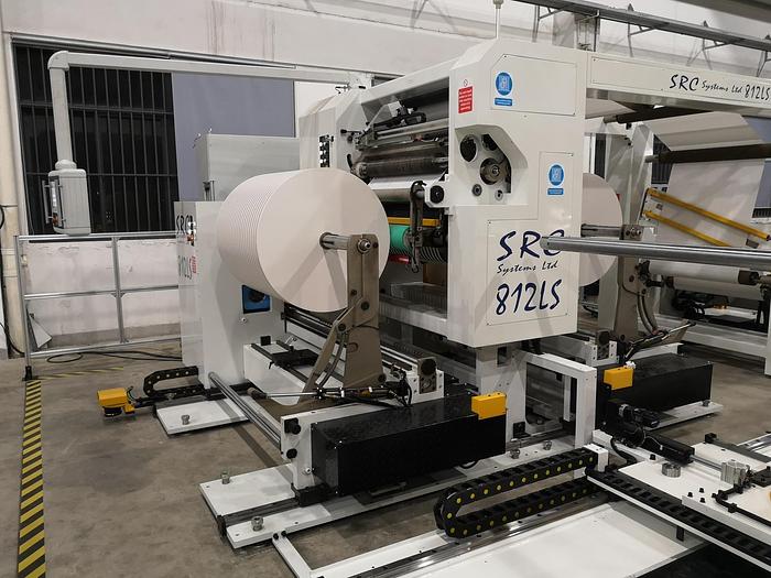 Used 40-60" SRC SYSTEMS LTD. MODEL 812LS SLITTER REWINDER 50" REWIND DIAMETERS