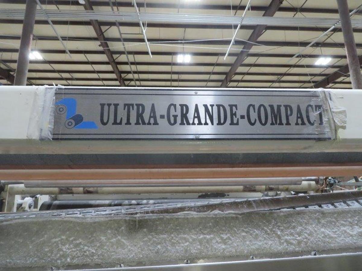 Used 2010 BAOSUO ULTRA COMPACT 102" KITCHEN TOWEL REWINDING LINE WITH LOG SAW AND PACKAGING