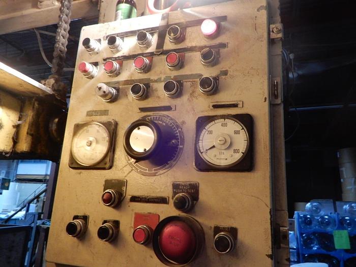 Used 88" (2.23M)  CLARK AIKEN SINGLE ROTARY SHEETER 4 UNWINDS AND STACKER