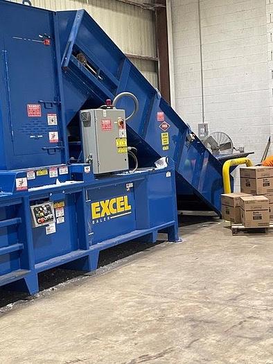 Used EXCEL EX-63 HORIZONTAL FULL EJECT BALER WITH CONVEYOR 2023