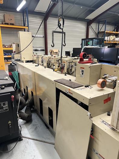 Used MARK ANDY 2200 13" WIDE 4 COLOR FLEXO PRESS 2 DIE STATIONS