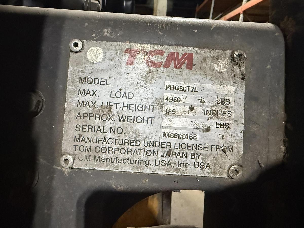 Used TCM 30 FORKLIFT