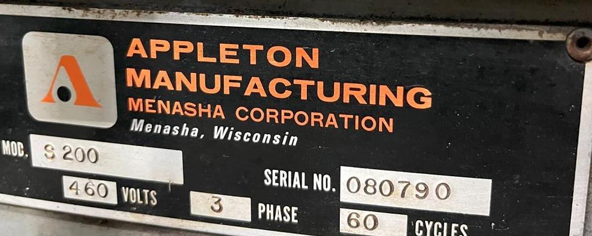 Used 120" APPLETON S200 CORE CUTTER 3" CORES