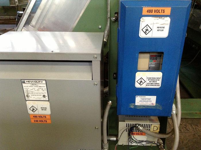 Used PEERLESS BLANK FED PLATE & TRAY FORMING LINE FOR FOOD TRAYS AND OTHER