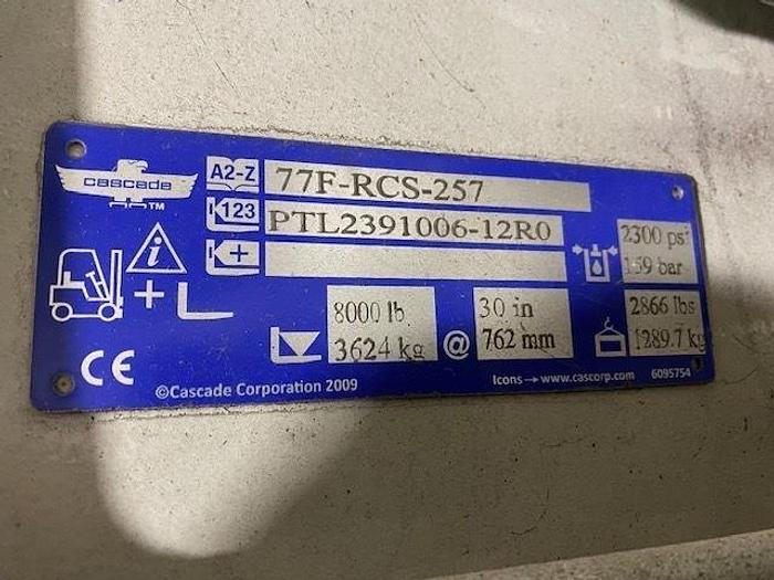 Used CASCADE 77F-RCS-257 60" DIA.ROLL CLAMP CLASS III/IV - PENDING ALS