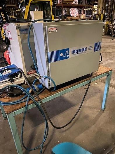 Used INDEPENDENT MACHINE COMPANY 1P-RESPOOL SINGLE POSITION SPOOL REWINDER - PENDING JF