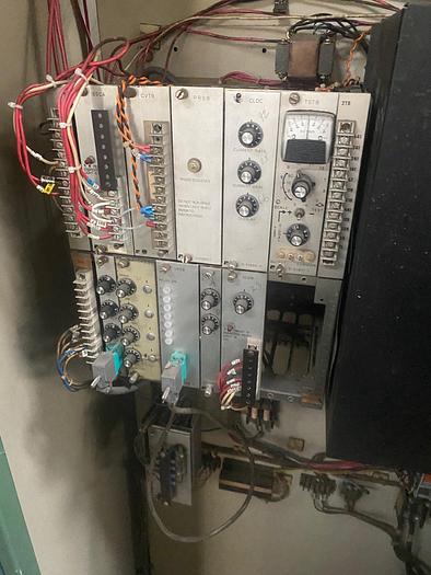 Used 74" RECONDITIONED DUSENBERY MODEL 260 FS DUPLEX CENTER SURFACE SLITTER REWINDER - PENDING JF