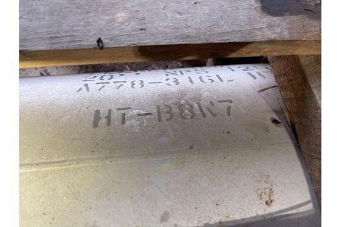 Used NEW ASSORTED STAINLESS STEEL TUBING 316 GRADE VARIOUS DIAMETERS