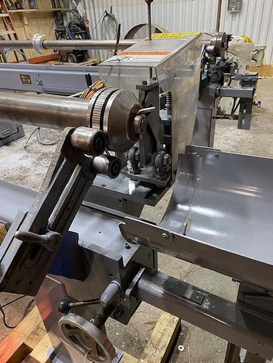 Used 120" APPLETON / MENASHA S200 SEMI AUTOMATIC 3"DIAMETER CORE CUTTER AND DADO CORE KNOTCHER