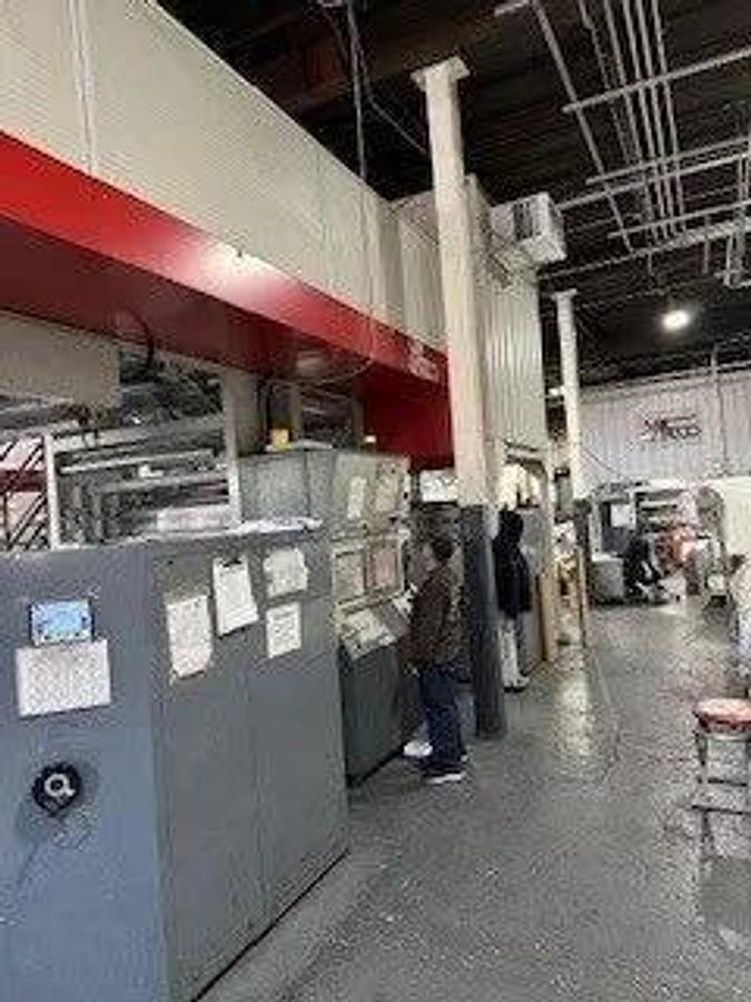 Used 55" WIDE ONYX 808 GL 140 GEARLESS 8 COLOR CI PRINTING PRESS - MANUFACTURED 2011