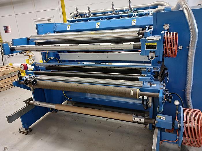 Used 62" WIDE DUSENBERY MODEL 835 AT DUPLEX SLITTER REWINDER