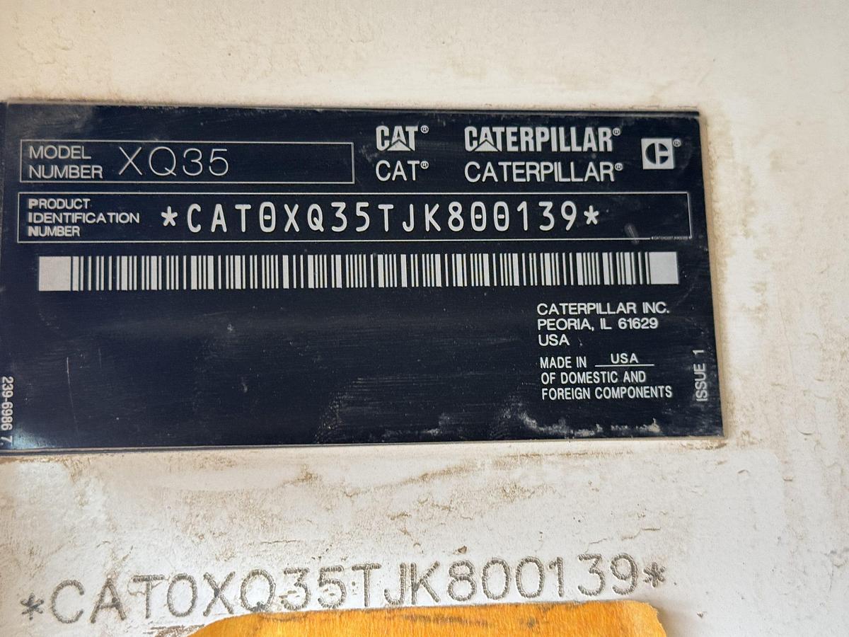 Used 30kW CAT PORTABLE DIESEL GENERATOR SET 2018