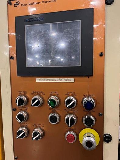 Used PAPER MACHIENRY CORPORATION MODEL PMC-1002 PAPER CUP MACHINE MANUFACTURED 2014