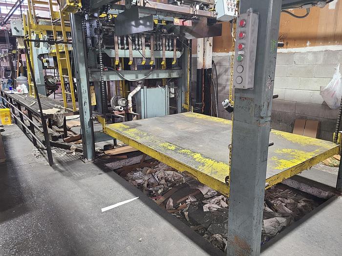 Used 52" CLARK AIKEN SINGLE ROTARY SHEETER