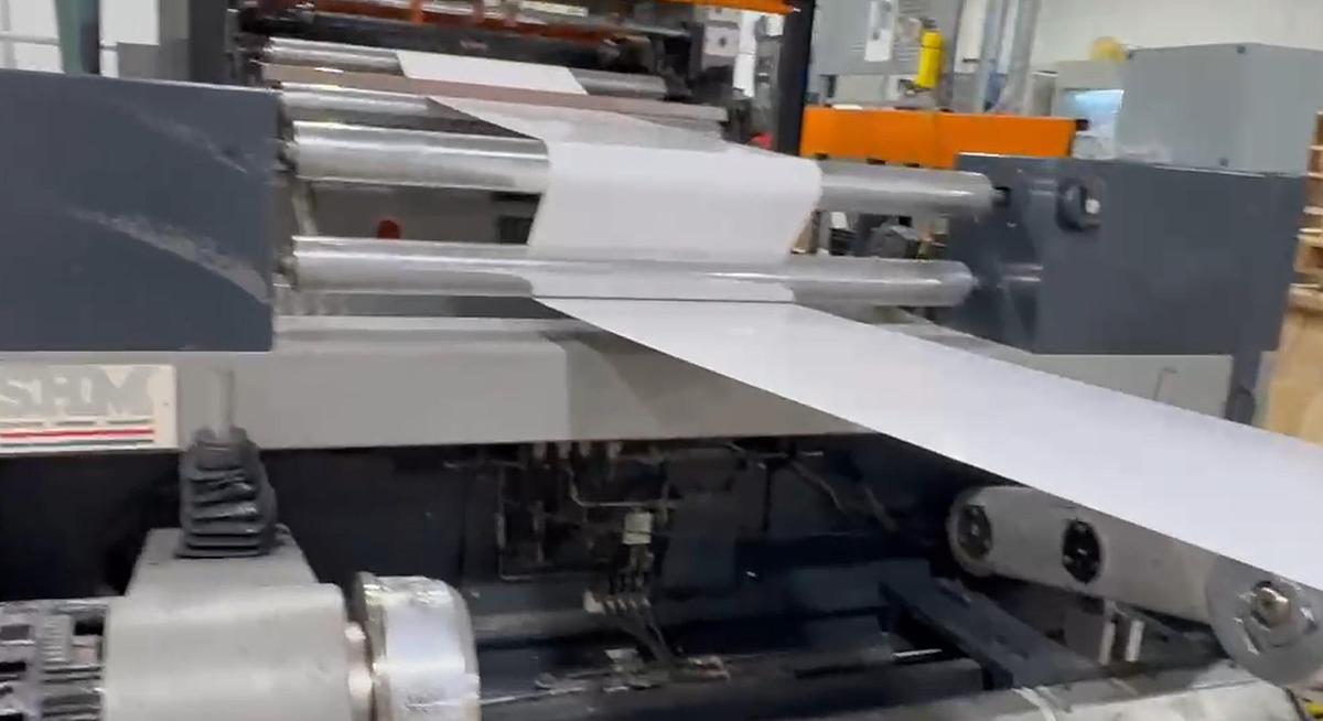 Used 57" WIDE SHM DUAL ROTARY SHEETER MODEL 1400 DK
