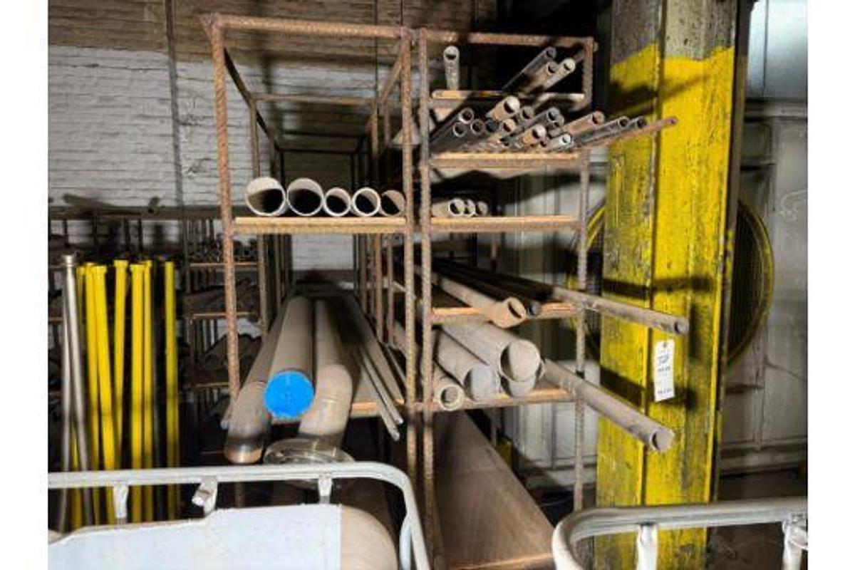 Used LARGE AMOUNT OF CAST, STAINLESS STEEL, ALUMINUM, GALVINIZED AND PVC PIPES