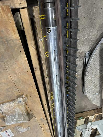 Used 62" DUSENBERY 10000-24 DUPLEX SLITTER REWINDER 24" REWIND DIAMETER